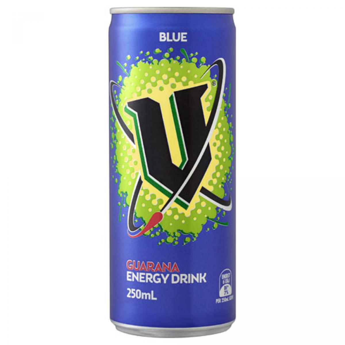 Buy V Energy Drink Blue 250ml Online