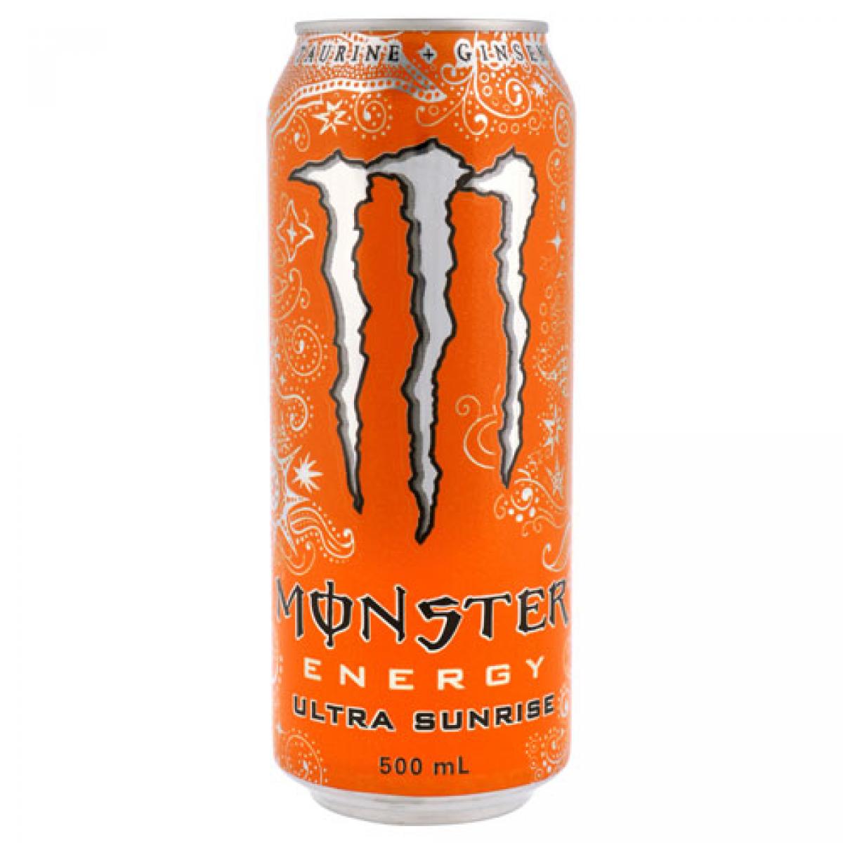 Monster Energy Drink Sunrise 500ml Can Counties Inn Liquor