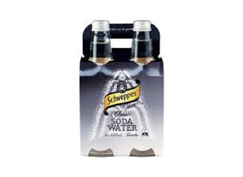 product image for Schweppes Soda Water 4pk  330ml btl