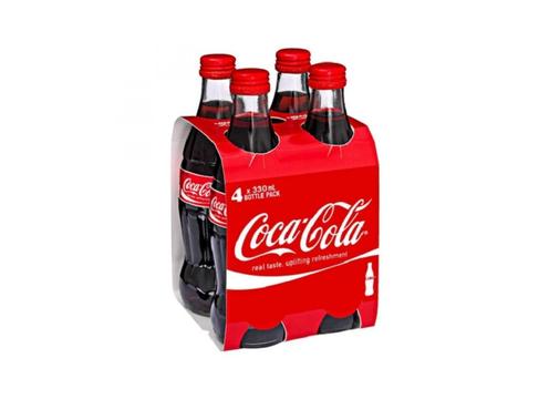product image for Coca Cola Coke 4pk 330ml bottles