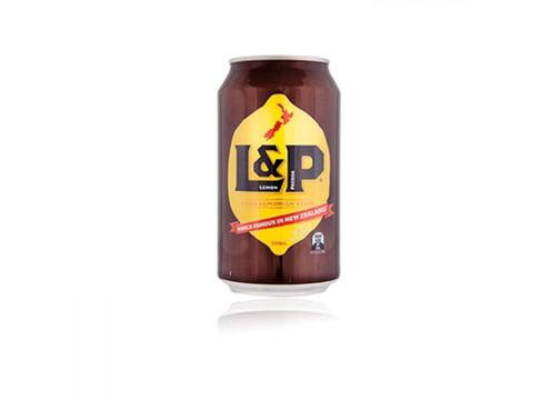 product image for L & P Soft Drink Lemon & Paeroa 355ml can