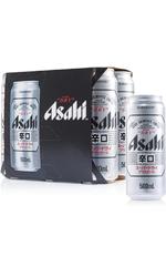 image of Asahi Super Dry Cans 500mL 6 Pack
