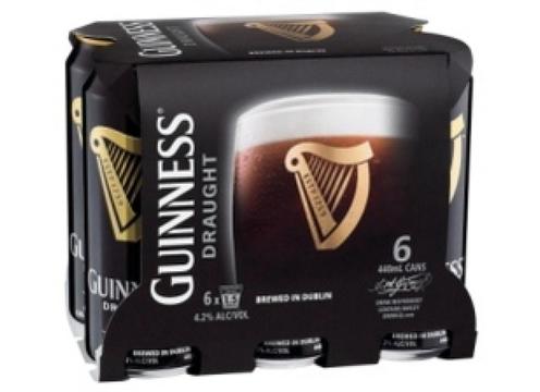 product image for Guinness Draught 6 Pack Cans 440ml
