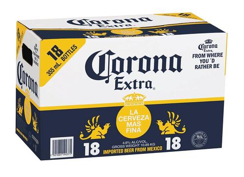 product image for Corona Extra 18 Pack Bottles 355ml