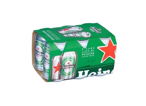 product image for Heineken Lager Cans 6pk 330ml