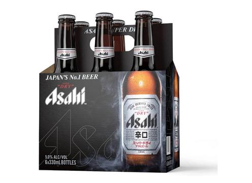 product image for Asahi Super Dry Draft 6 Pack Bottles 330ml