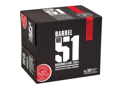 product image for Barrel 51 5.3% 12 Pack Bottles 330ml