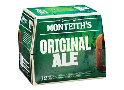 product image for Monteith's Original Ale 12 Pack Bottles 330ml