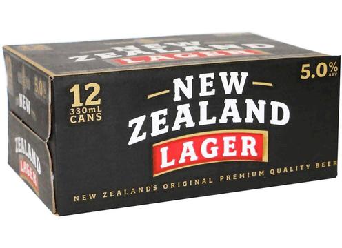 product image for Nz Lager 5% 12PK CANS 330ml