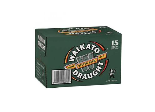 product image for Waikato Draught 15 PK 4% BTLS 330ml