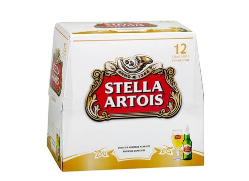 product image for Stella Artois Lager 330ml Btls 12pk