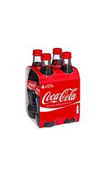 image of Coca Cola Coke 4pk 330ml bottles