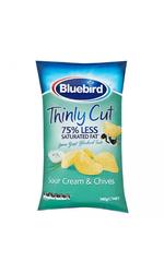 image of Bluebird Thin Cut Sour Cream & Chives 140g