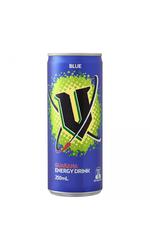 image of V Energy Drink Blue 250ml Can