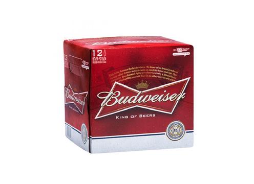 product image for Budweiser 5% 12 Pack Bottles 355ml
