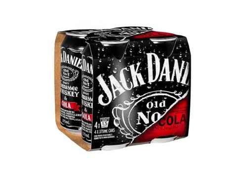 product image for Jack Daniels & Cola 4pk Cans 330ml