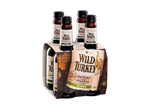 product image for Wild Turkey & Dry 4pk Btls 330ml