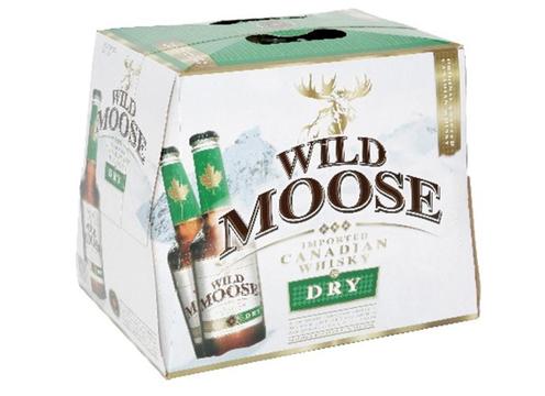 product image for Wild Moose Canadian Whisky n Dry 12pk Btls 330ml