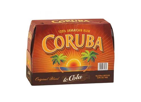 product image for Coruba & Cola 5% 10pk Btls 330ml