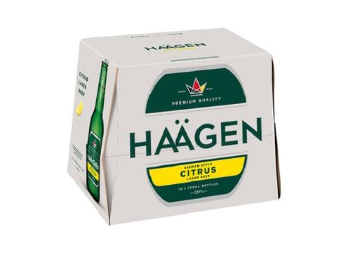 product image for Haagen Citrus 2% 12 Pack Bottles 330ml