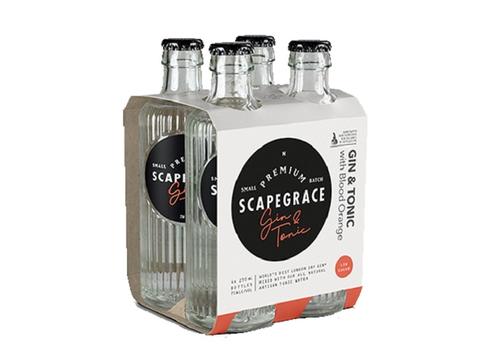 product image for Scapegrace Gin N Tonic 4pk Bottles 250ml