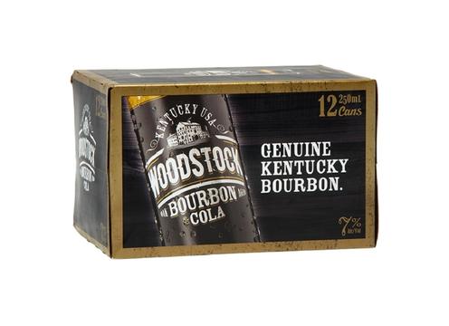 product image for Woodstock Bourbon n Cola 7% 12pk Cans 