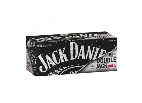 product image for Jack Daniels 6.9% Double Jack n Cola 10pk Cans 375