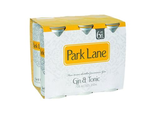 product image for Park Lane Gin & Tonic 7% 6 Pack Cans 250ml