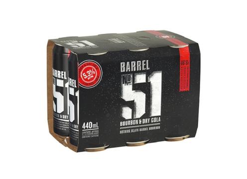 product image for Barrel 51 5.3% 6pk cans 440ml