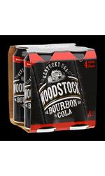 image of Woodstock Bourbon n Cola 5% 440ml 4 Pack Cans