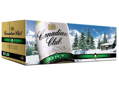product image for Canadian Club & Dry 4.8% 10 Pack Cans 330ml