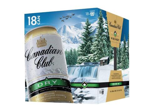 product image for Canadian Club & Dry 4.8% 18 Pack Cans 330ml