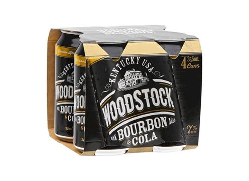 product image for Woodstock 7% 4pk Cans 330ml