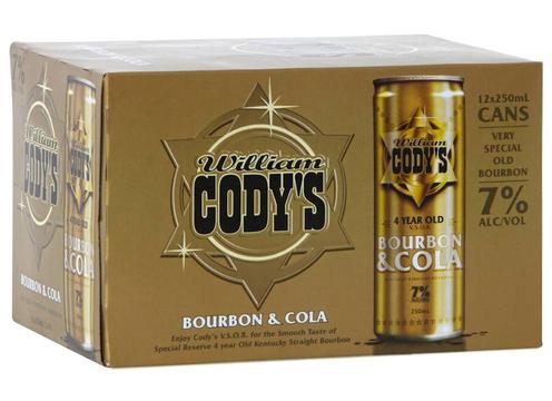 product image for Codys VSOB 7% 12 Pack Cans 250ml
