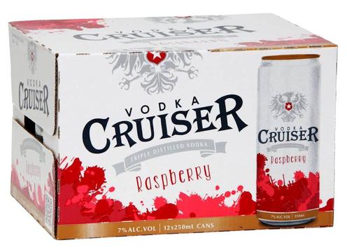 product image for Cruiser Raspberry 7% 12 Pack Cans 250ml