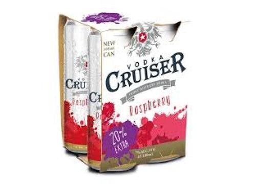 product image for Cruiser Raspberry 7% 4 Pack Cans 300ml